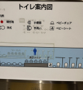 りんかい線天王洲アイル駅(改札内トイレ)のオムツ替え台情報