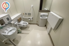 茅ヶ崎市総合体育館(2階みんなのトイレ)(2F)のオムツ替え台情報