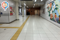 横堤駅（改札内）のオムツ替え台情報