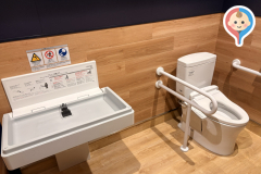 はま寿司本牧店のオムツ替え台情報