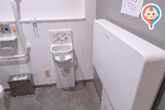 関前コミュニティセンターのオムツ替え台情報