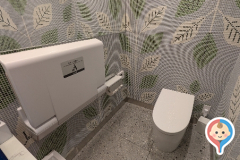 マールブランシュ　上桂店のオムツ替え台情報