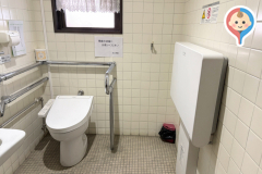 北公民館のオムツ替え台情報