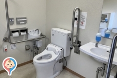 大和西大寺駅南口おもてなしトイレ(地上)多機能トイレのオムツ替え台情報