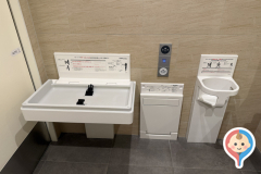 太子町役場　多目的トイレ(1F)のオムツ替え台情報