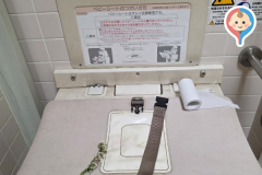 みさと公園　多目的トイレのオムツ替え台情報