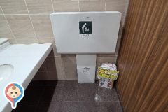 松島観光物産館のオムツ替え台情報