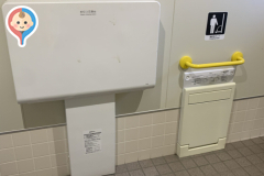 あがた運動公園サッカー場のオムツ替え台情報