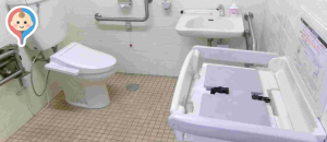 前橋市清里公民館のオムツ替え台情報