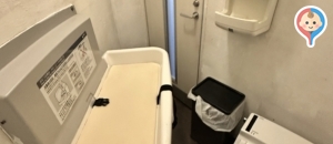 カナルカフェのオムツ替え台情報