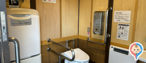 弘前城三の丸南門（追手門）公衆トイレのオムツ替え台情報