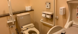 ダイワロイネットホテル岐阜(1階フロント横トイレ内)のオムツ替え台情報