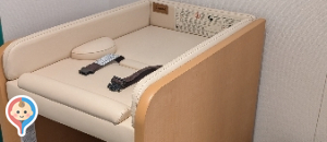 日本医科大学武蔵小杉病院2F女性診療科外来奥(2F)のオムツ替え台情報