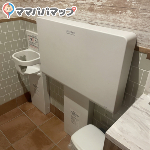 男女共有のトイレにありました