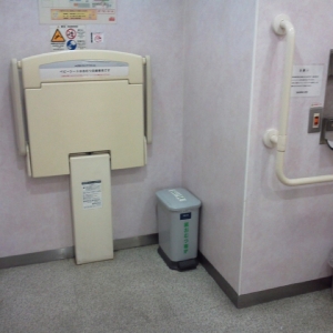 サンシャインシティ B1 女子トイレ(1F)のオムツ替え台情報 画像3