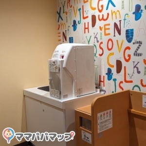 ミルクも作れます、別に授乳室あり