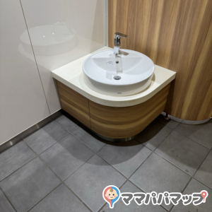 子どもサイズの手洗い場ありました