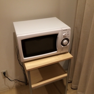 電子レンジもあります。
