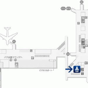 羽田空港　第2旅客ターミナル(2F ゲートラウンジ（南）)の授乳室・オムツ替え台情報 画像1