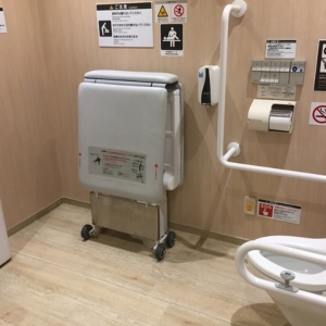 イオン板橋前野町店 多機能トイレ(1F)のオムツ替え台情報 画像2