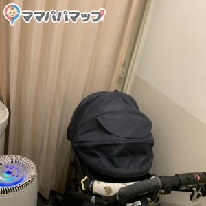 ピジョンのA型ベビーカーギリギリ入りました