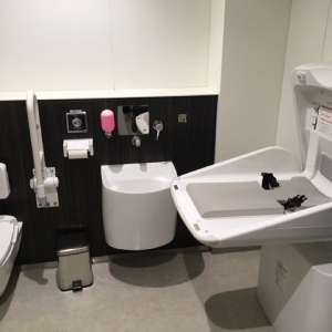 東京ファッションタウンビル(女子トイレ内)のオムツ替え台情報 画像3