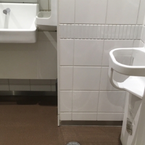 サンシャインシティ アルパ2F(多機能トイレ)のオムツ替え台情報 画像2