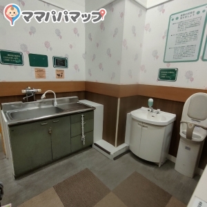 イオン小山店(2階 赤ちゃん休憩室)の授乳室・オムツ替え台情報 画像12