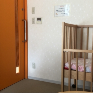 扉にカーテンはないので開くと丸見えです。