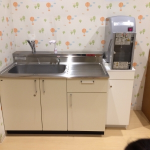 お湯ありシンク。