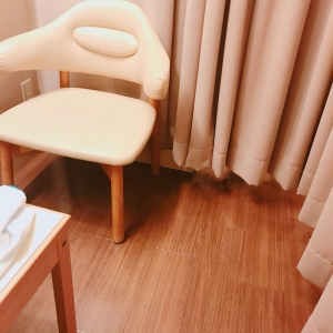 ベビーカーと荷物が充分置ける