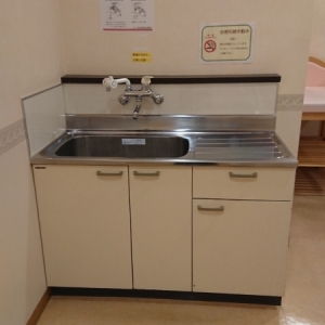飲料用のお湯が出ます