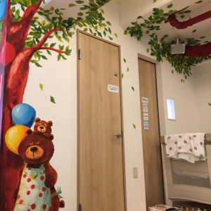 ベビーベッドがあります