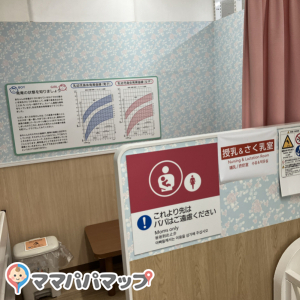 イオン長浦店(2F)の授乳室・おむつ替え台の写真(3枚目)