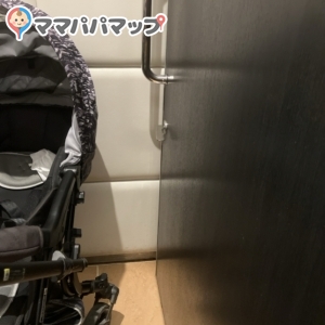 ベビーカーを入れても余裕があります