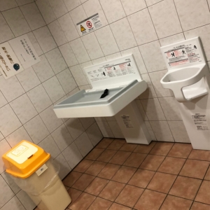 新宿センタービル(B1F 多目的トイレ)のオムツ替え台情報 画像3