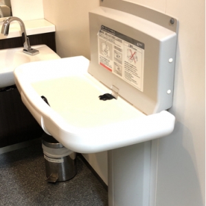 新宿野村ビル(B2　多目的トイレ)のオムツ替え台情報 画像2