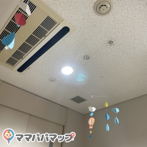 手づくり？モビールがかわいい