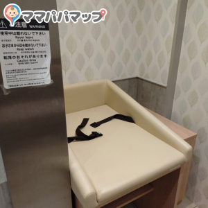 授乳スペース外にもおむつ台あり