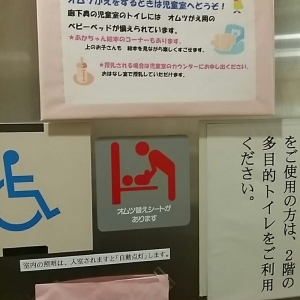 船橋市中央図書館のオムツ替え台情報 画像2