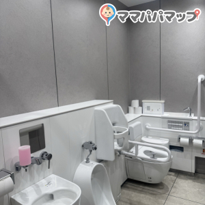 モザイクモール5階 みんなのトイレ 多目的トイレ(5階)のオムツ替え台情報 画像2