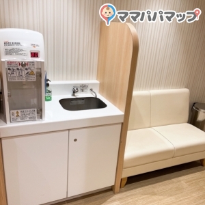 調乳用のお湯とシンク