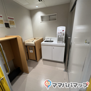 オムツ台とお湯