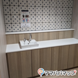入って左手　手洗い場