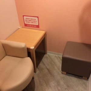 個室もゆったりめ。