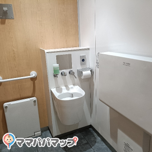 フィッティングボードと手すりがあります