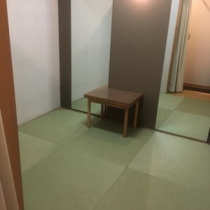 レストランの受付で空調のリモコンも貸してもらえました。