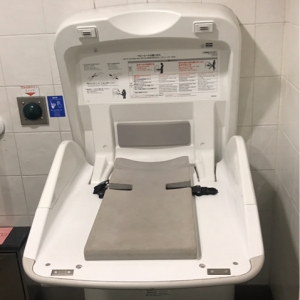 高田馬場駅(JR改札内女子トイレ)のオムツ替え台情報 画像2