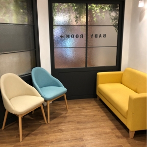 入ってすぐのスペースです（2019.4.28撮影）