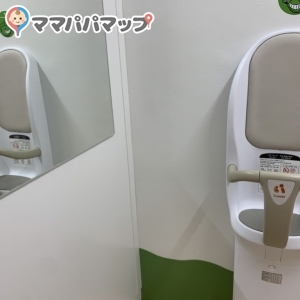 授乳用の椅子がふたつとベビーキープ、鏡があります。部屋も綺麗で授乳用の椅子も大きめなので使いやすいです。